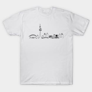 Toronto Skyline in onedraw T-Shirt